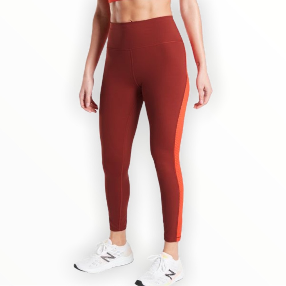Athleta Ultimate Stash Pocket Colorblock 7/8 Tight